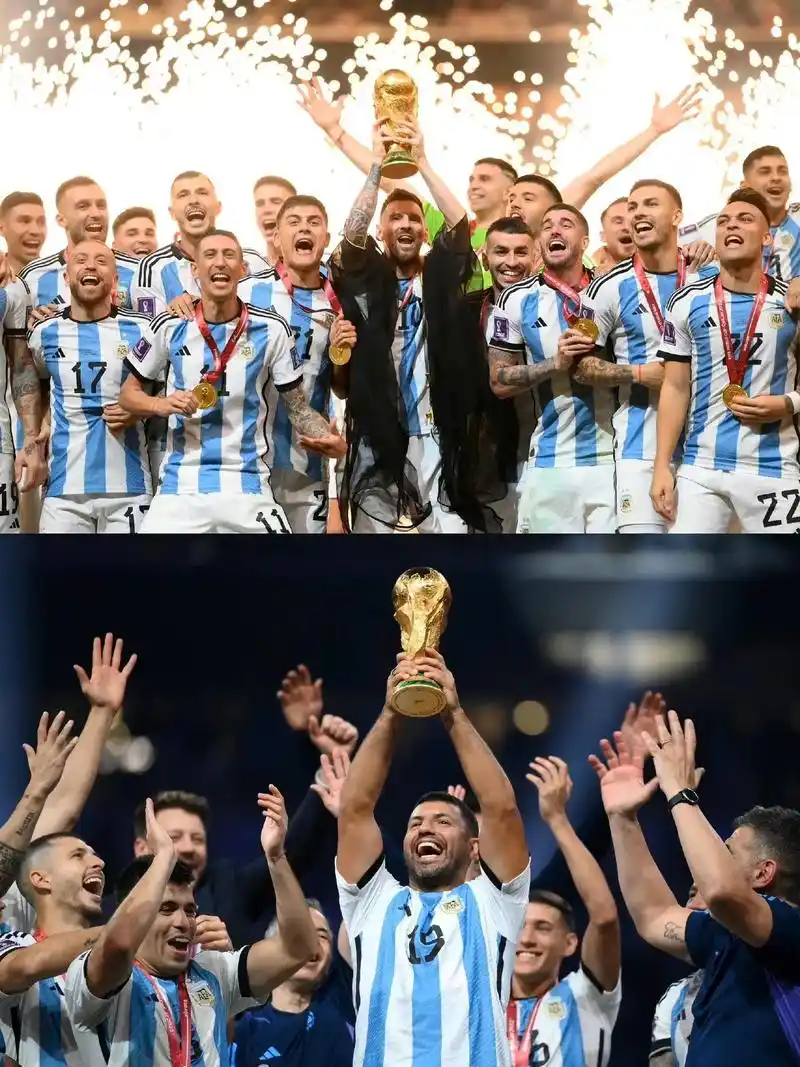 我们是冠军.第一次看世界杯在2014年的夏天,也见证了阿根廷 - 抖音