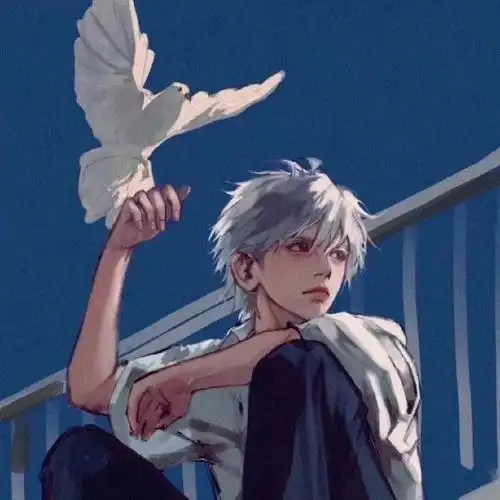 飞鸟与少年系列冷酷帅气动漫男生头像