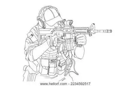 特警怎么画简笔画