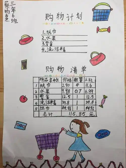 晋江实小三年六班购物之旅初体验