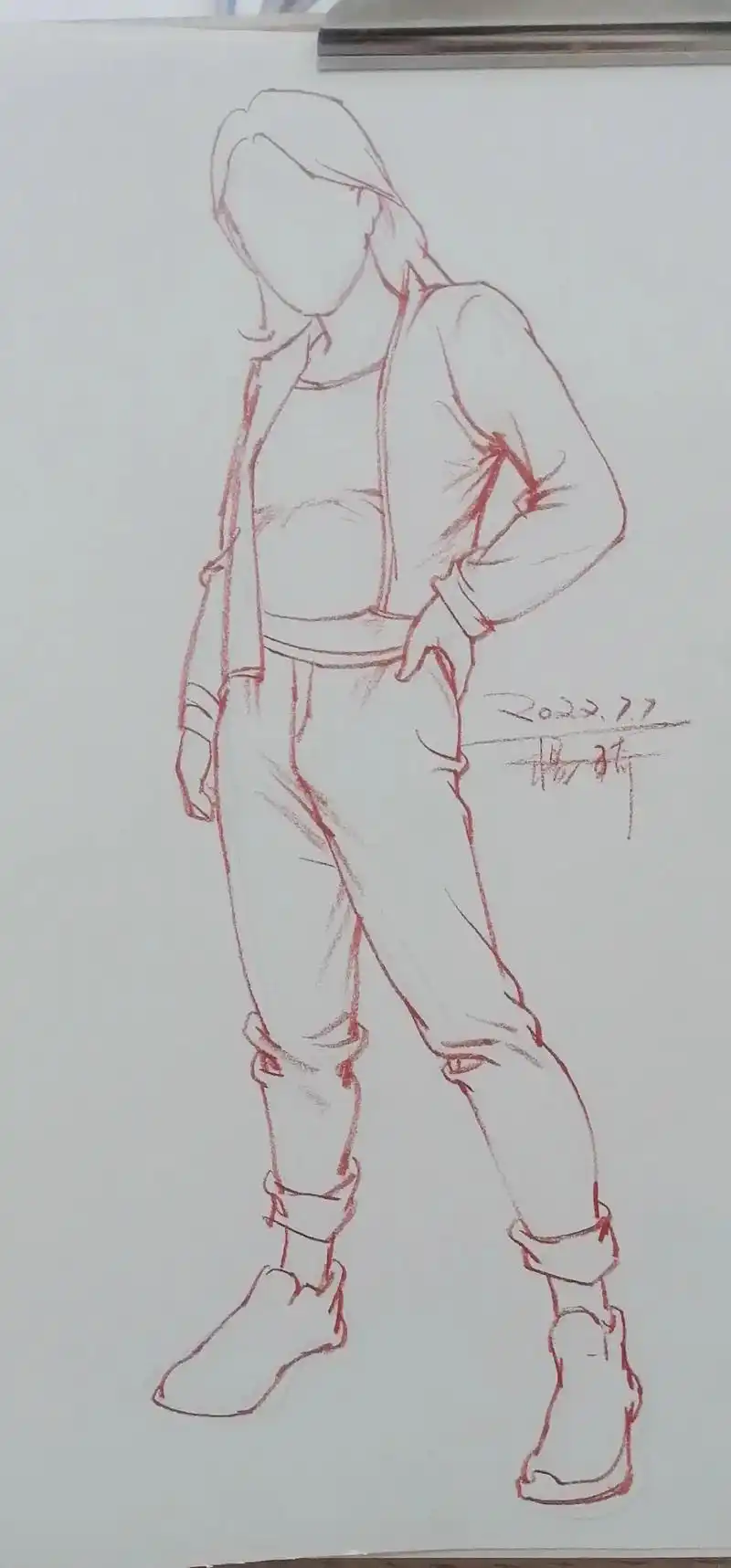 站姿模板#速写人物 #美术生 #艺考集训 #一起学画画 #速 - 抖音