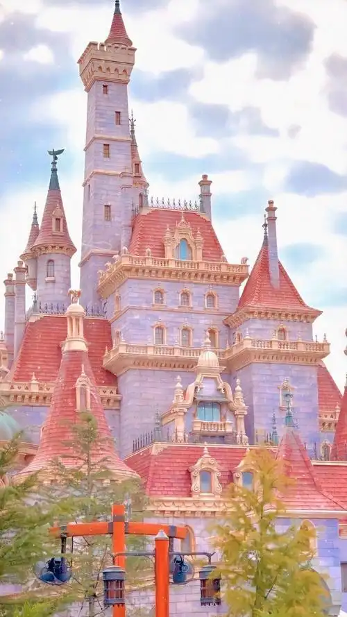 迪士尼城堡背景图-抖音迪士尼城堡背景图壁纸精选合集-燕鹿手游网