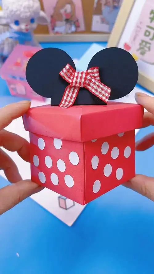 手工折纸两张纸就可以折一个简单好看的收纳盒你学会了吗