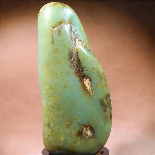 895克真皮青玉籽料原石摆件新疆和田天然玉石珠宝奇石