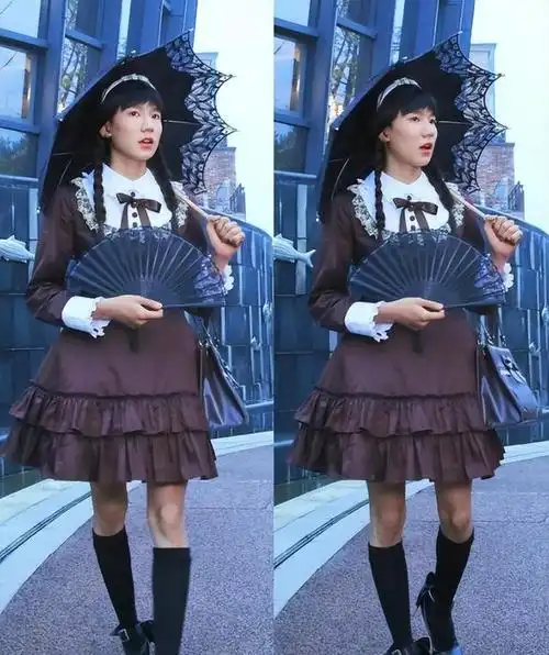 和王源的女装不同,王俊凯的女装更有杀伤力.