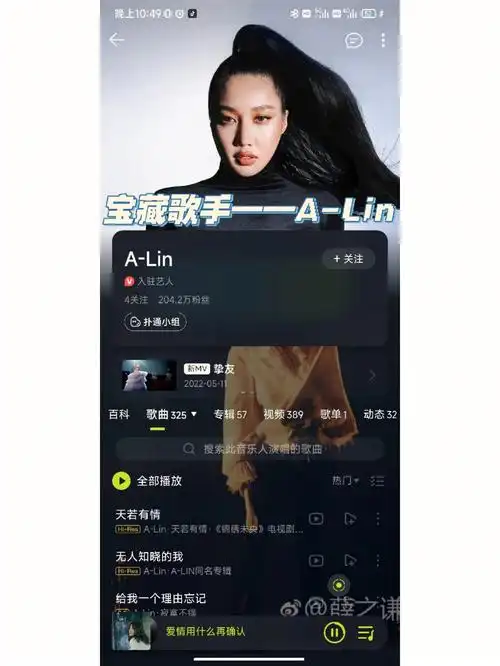 宝藏歌手alin