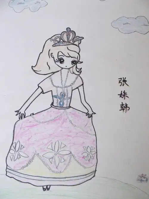 小公主 张姝韩画