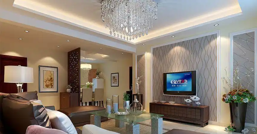 现代风格电视墙装修效果图大全2015图片