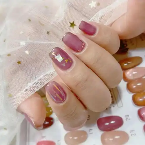 适合夏季的40款超显手白的方圆甲!_美甲