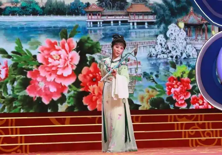 李旭丹款款而来,让我们感受到黛玉的兰心慧质,冰清玉洁;《黛玉葬花》