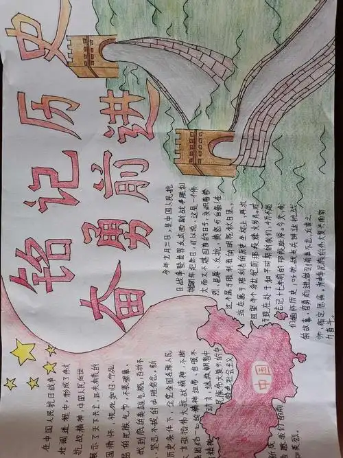 学生知道了九一八事变,卢沟桥事变,淞沪会战,南京大屠杀,百团大战等