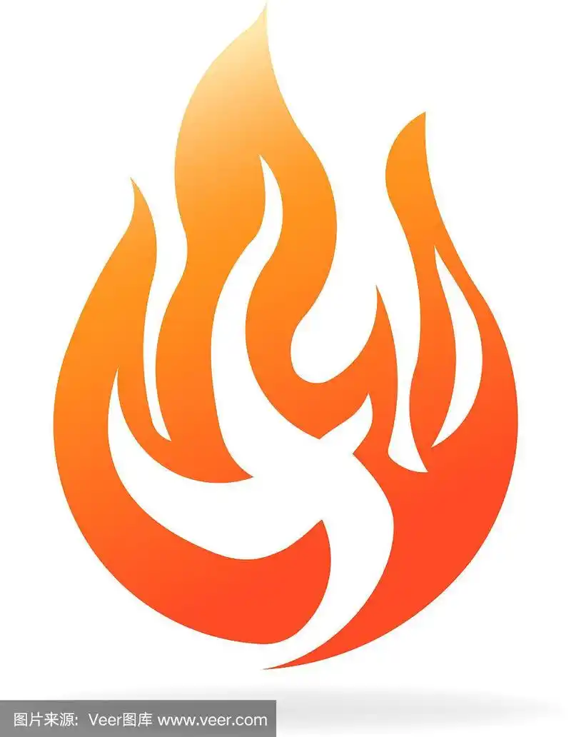 火燃烧火焰标志设计