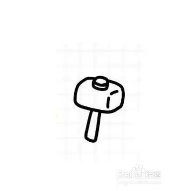 锤子简笔画教程