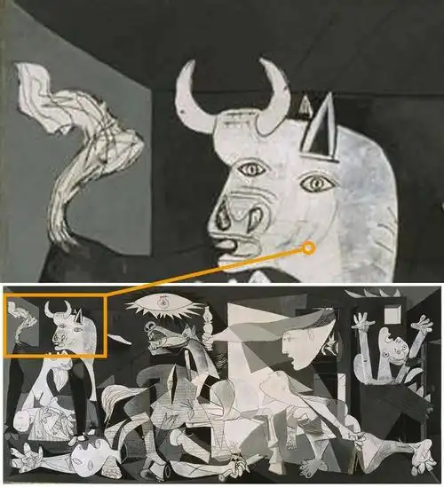 毕加索笔下的格尔尼卡在现实上演