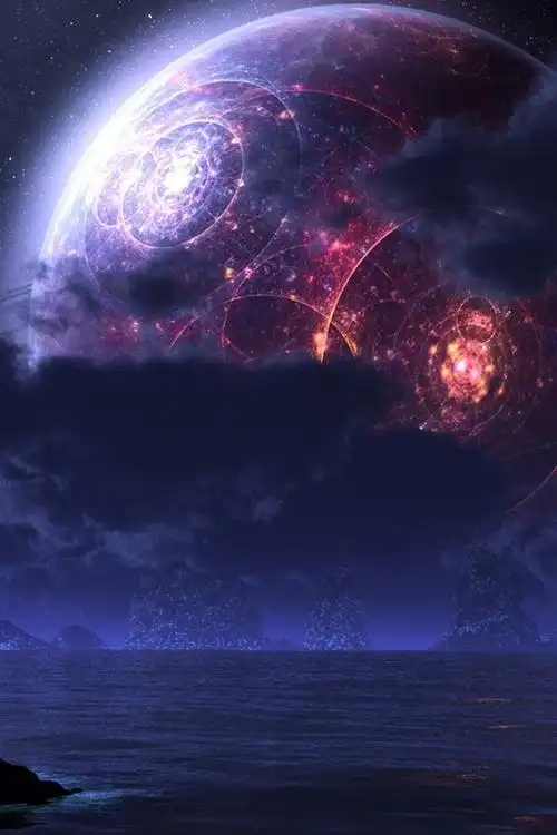 iphone 壁纸 梦幻星球