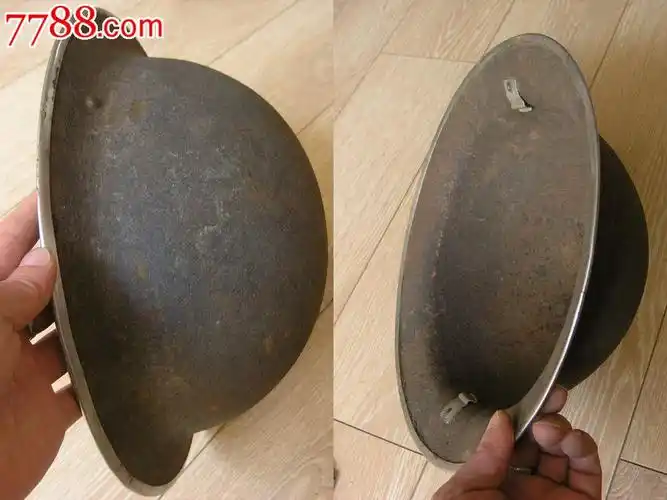 二战收藏-早期英军mk1碟形头盔05钢盔