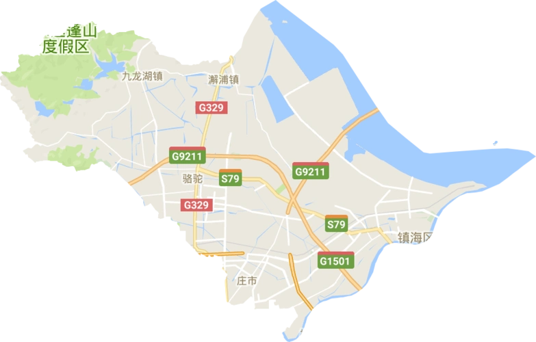 镇海区高清电子地图,镇海区高清谷歌电子地图