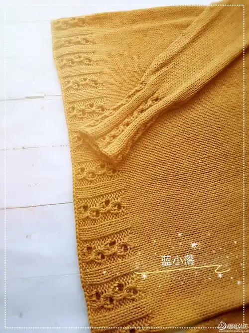 踏秋 仿外网女士棒针镂空花套头毛衣-编织教程-编织人生