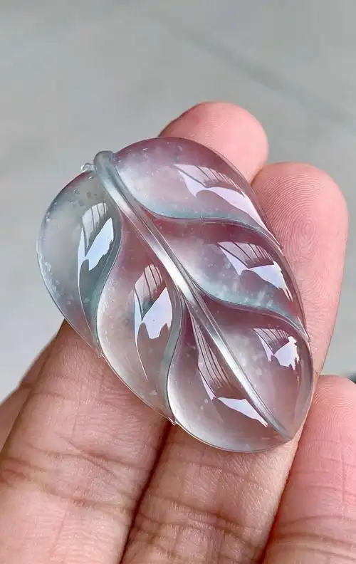 翡翠叶子吊坠图集①