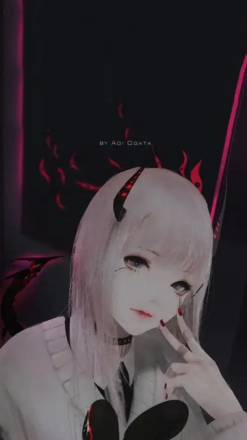 女生高冷系列,高清手机动漫壁纸图片