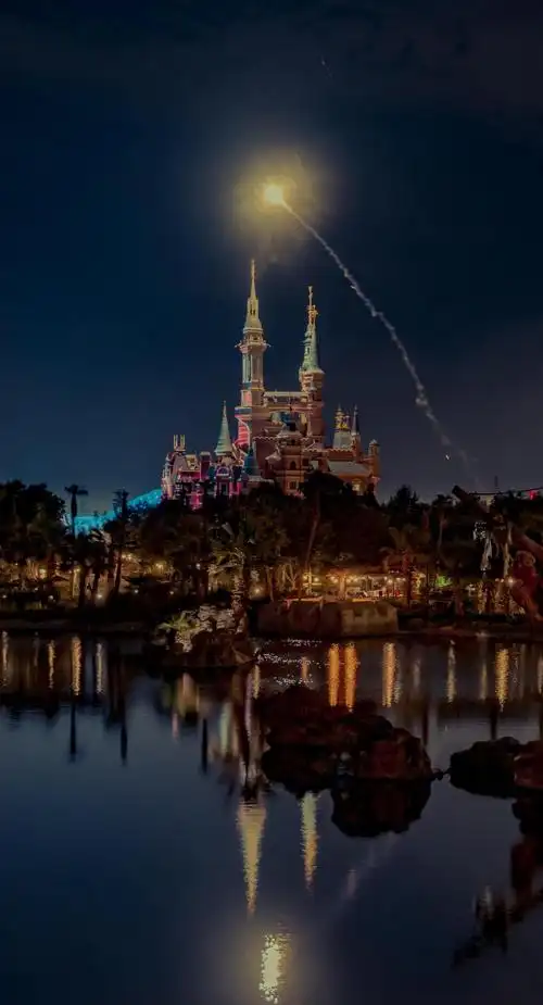 上海迪士尼城堡烟花,图片大全,高清,图库-回车桌面