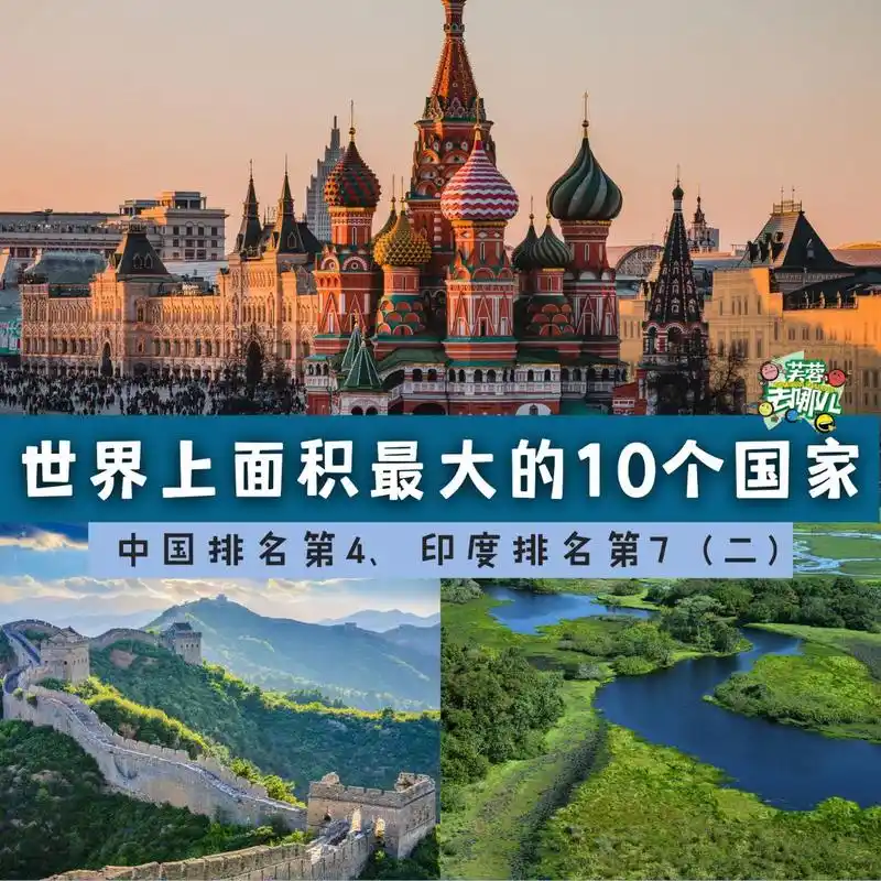 世界上面积最大的10个国家(二) 世界上91一共有198个国家,截止2022