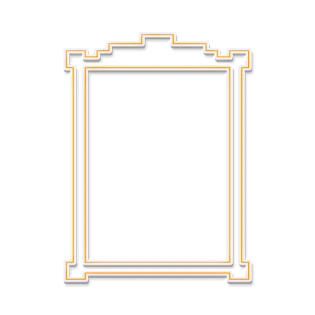 中国风长方形微粒体边框