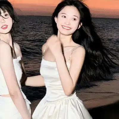 优质真人好看闺蜜头像六人组二人组