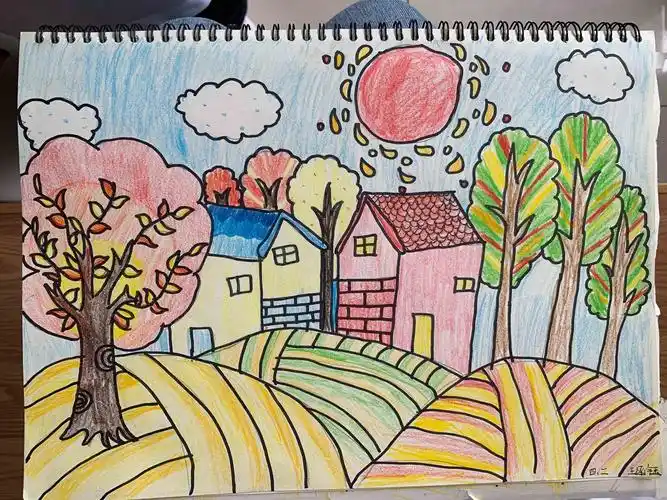 【商河县第二实验小学】你好,新学期(四年级美术作品)