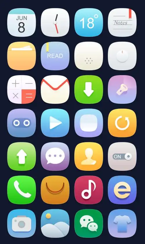 手机主题图标图片