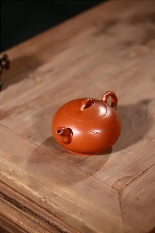 王志芳紫砂壶价格|正品手制清风壶原矿朱泥320cc