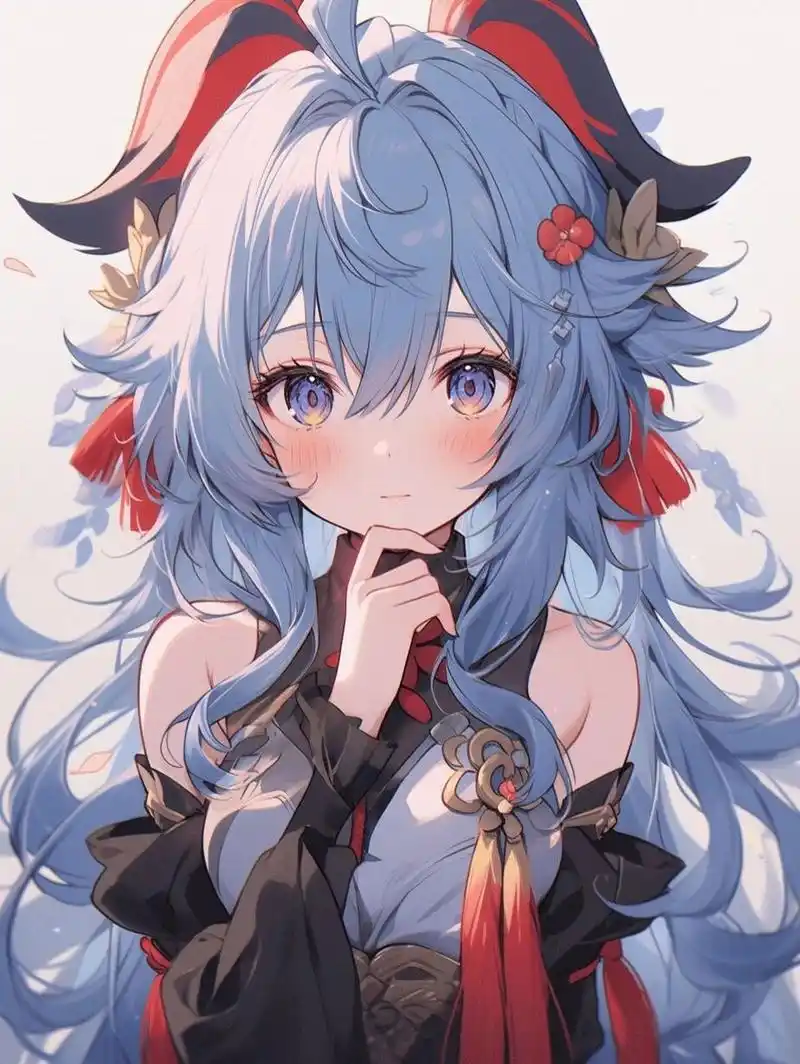 原神甘雨壁纸美图分享 使用【咔咔ai绘画】制作