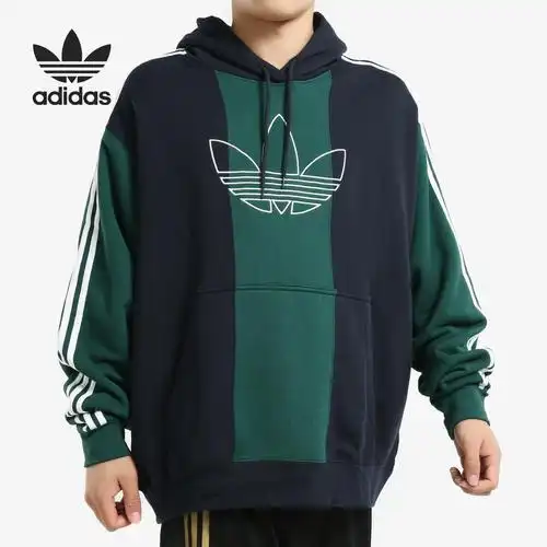 adidas阿迪达斯正品男装2019春秋秋季新款运动服拼接运动卫衣