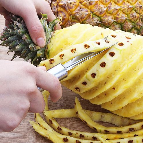 菠萝甘蔗专用不锈钢削皮器刀神神器去眼夹子水果水果削皮器