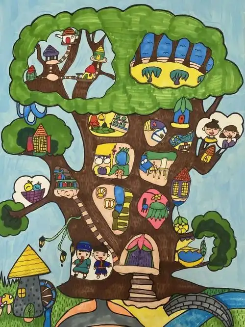 "我心目中的儿童友好城市"主题儿童画征集评选优秀作品展示(第一期)