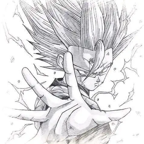 七龙珠维斯的简笔画