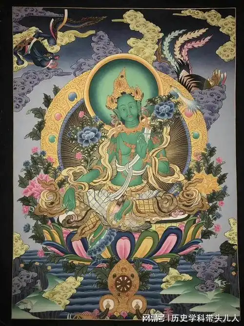 绿度母精美唐卡集锦(高清)上|观世音菩萨|法门|文殊菩萨|救度_网易