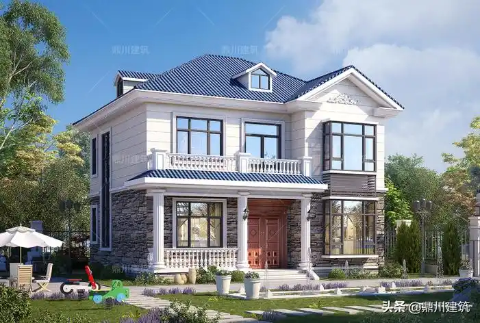 6套二层欧式别墅,沙发靠墙风水好,没得挑的好户型农村都能建