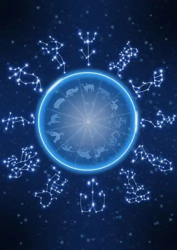 浪漫星空12星座海报背景素材