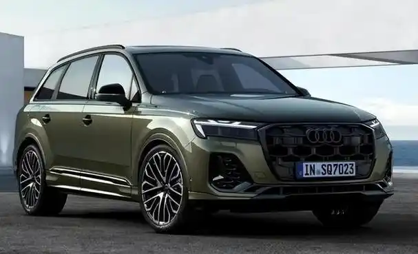 奥迪新款q7曝光,外观设计全面升级,预计61万起售!