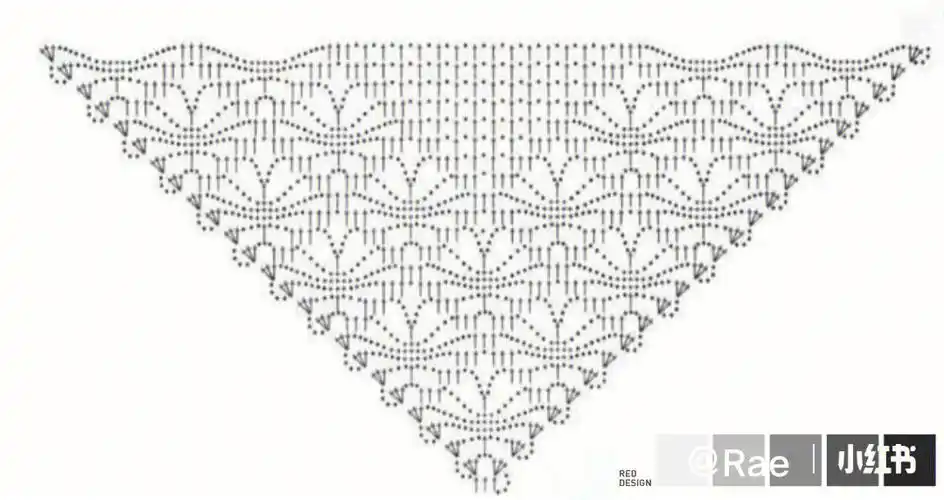 多款钩针三角披肩图解