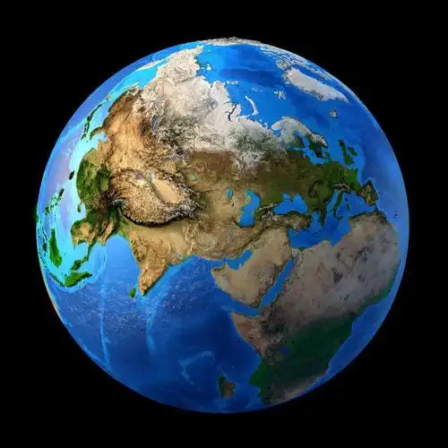 太空外的地球上的日出