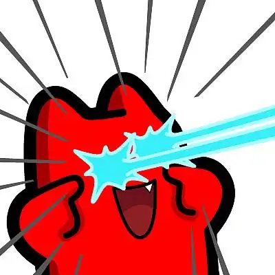 a04【魔鬼猫表情-发射激光】#半身 超能力 攻击 射击 得意 漫画风 ip