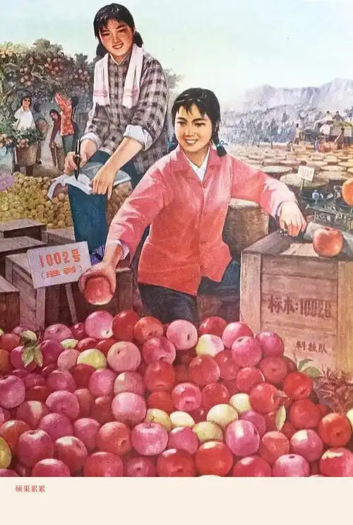 一起重温六,七十年代的红色岁月,高清修复版精品年画天天上传