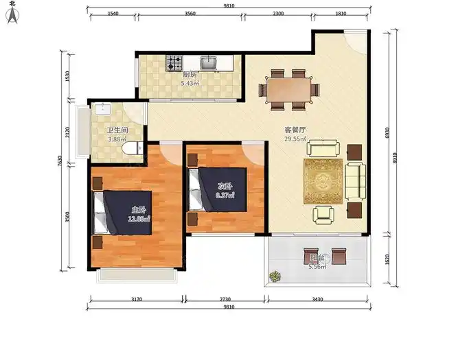 魅力时代花园户型图