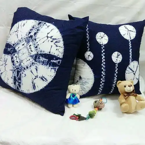 扎染抱枕