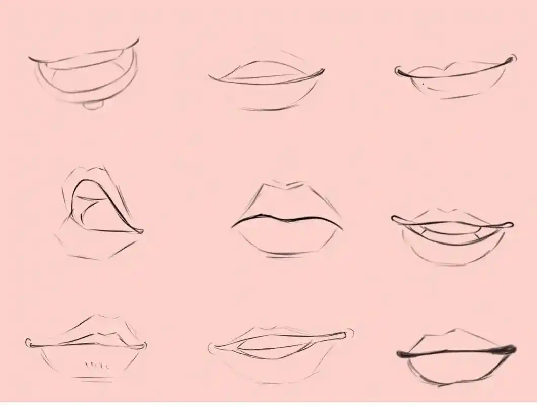 五官步骤拿去练习