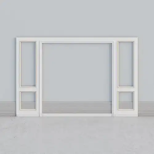 现代白色沙发背景墙2