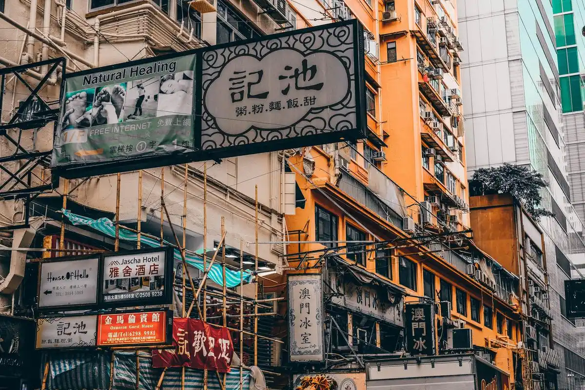 香港街道,或是世界上最有烟火气的地方