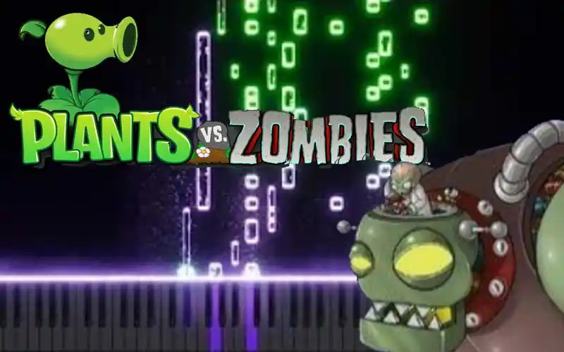 特效钢琴植物大战僵尸brainiacmaniac燃到爆炸僵王博士处刑曲